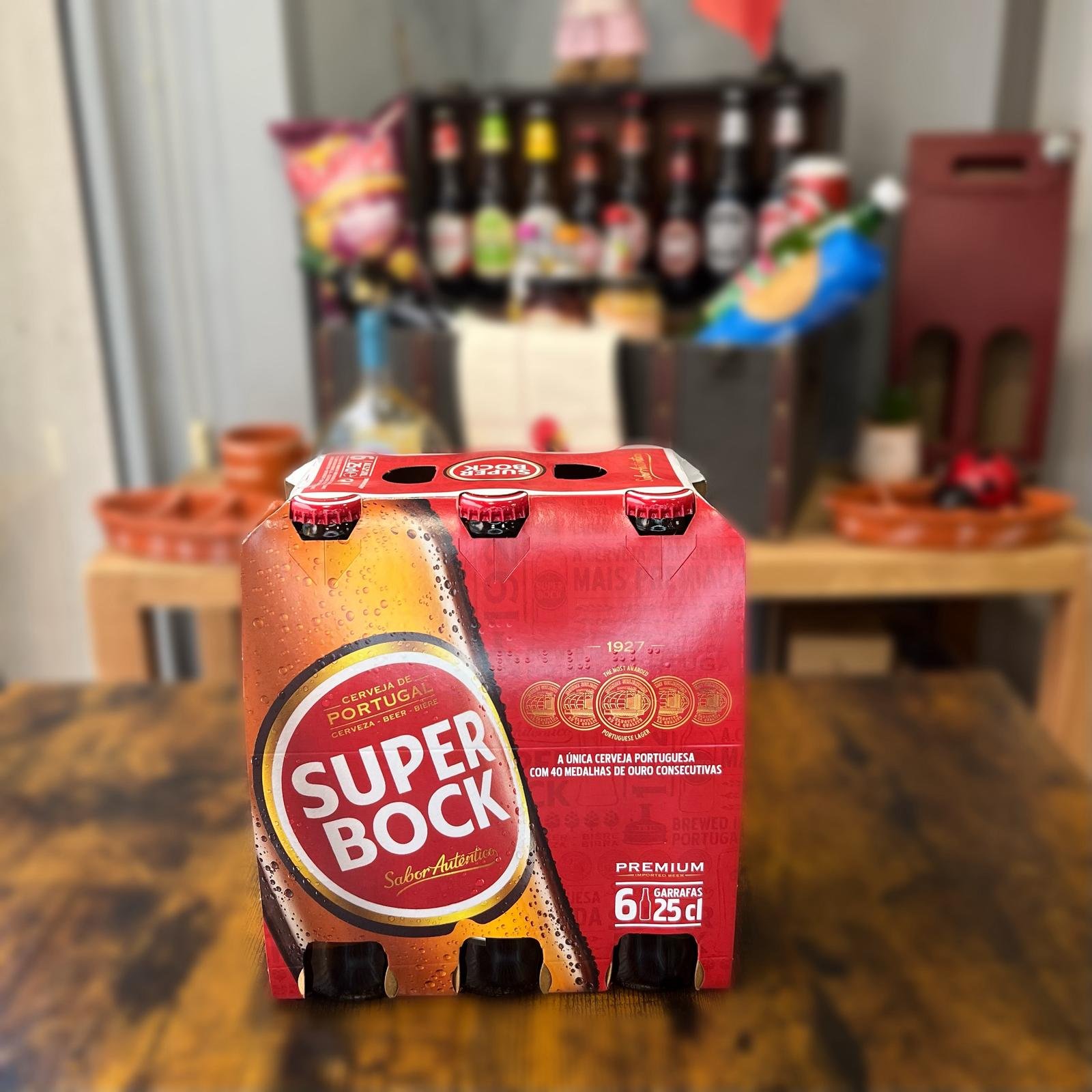 Pack de 6 Bieres portugaise 25CL de la marque SUper Bock