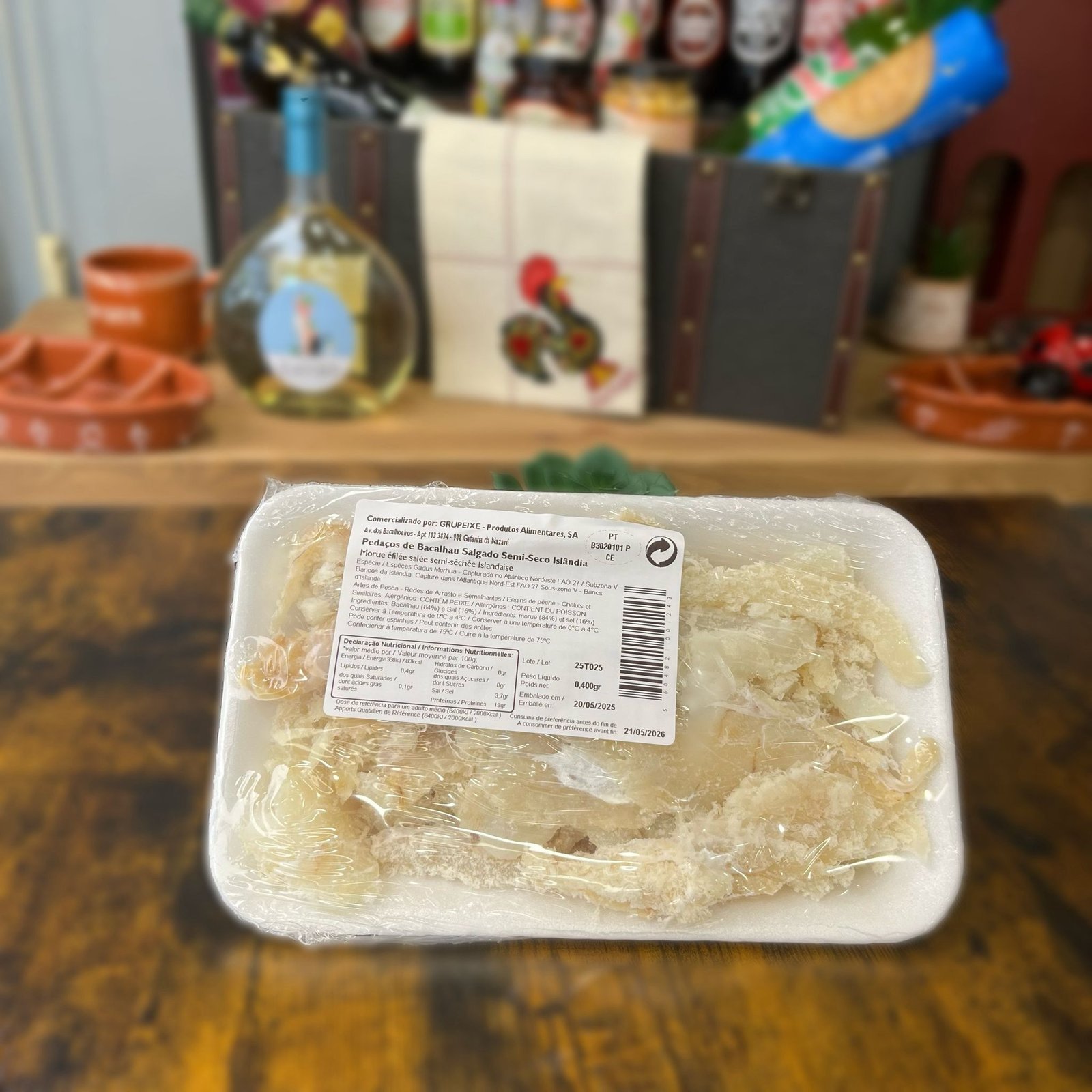 Barquette de morue de 400g