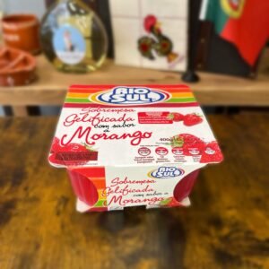 sobremesa gelificada sabore morango pack de 4x100g